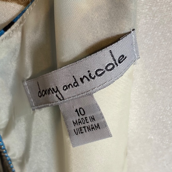 🥳 HP💙 EUC 50S VINTAGE STYLE FLORAL DRESS SZ 10 - Picture 8 of 10